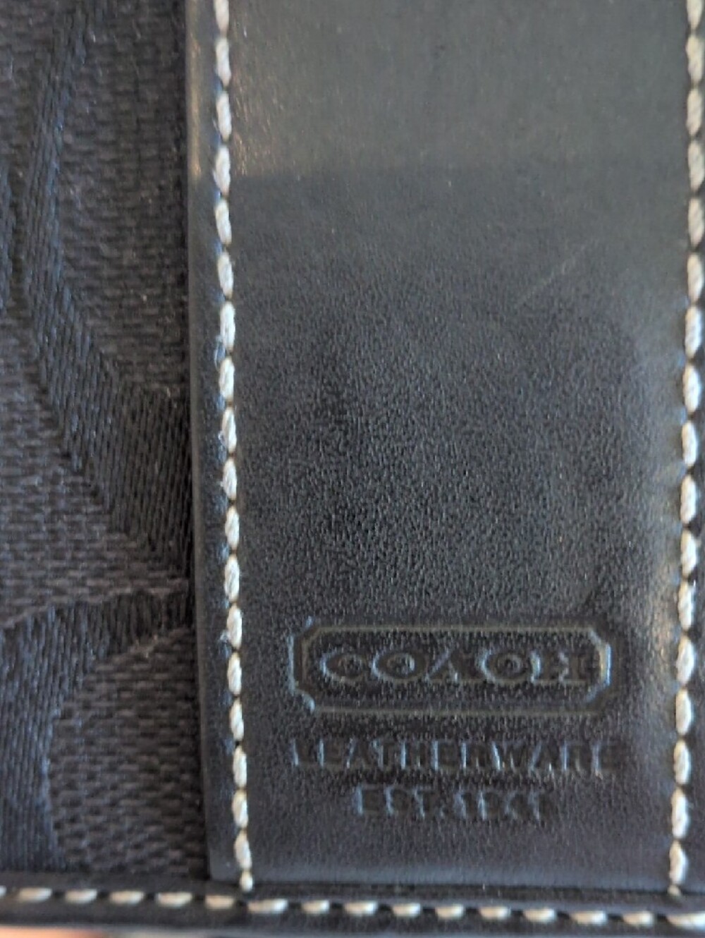 Coach Black Leather Small Wallet - Picture 11 of 11